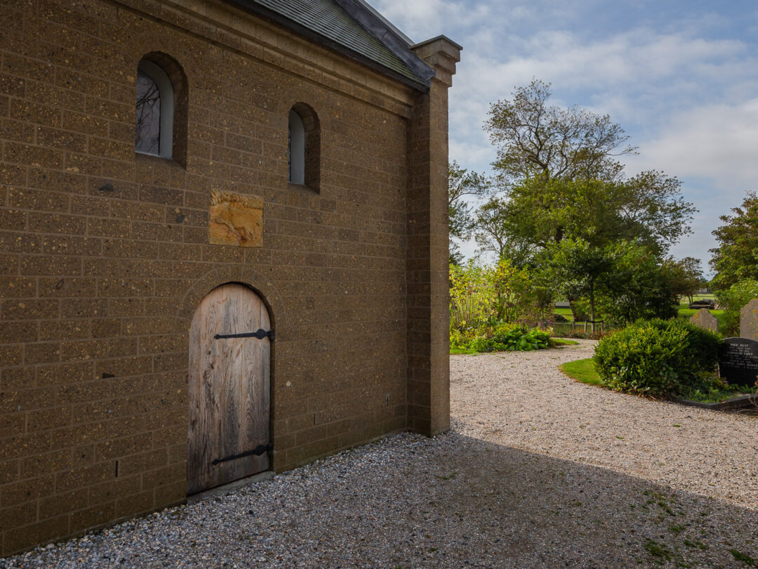 Het Noormannendeurtje van de Heidense Kapel.